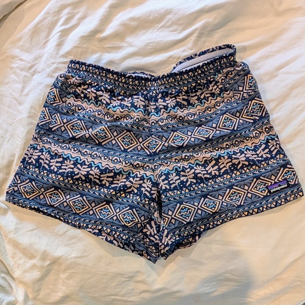 Patagonia Barely Baggies Shorts - Tiki Tidepool Blue